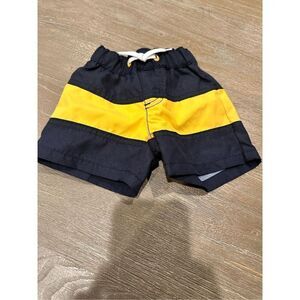 Gymboree baby boy swim trunks sz 0-3 months bathing suit shorts